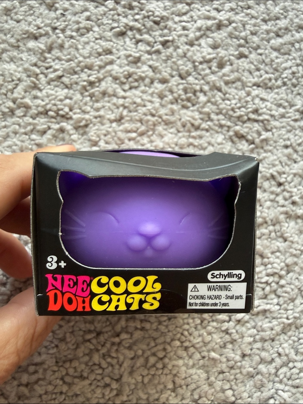 NeeDoh Cool Cats Purple Cat Stress Toy